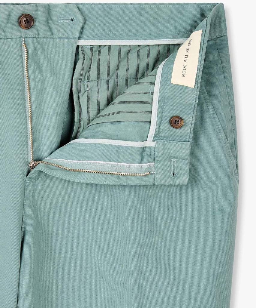 MAN ON THE BOON Washed Cotton Chino Pants_Mint 4716104008