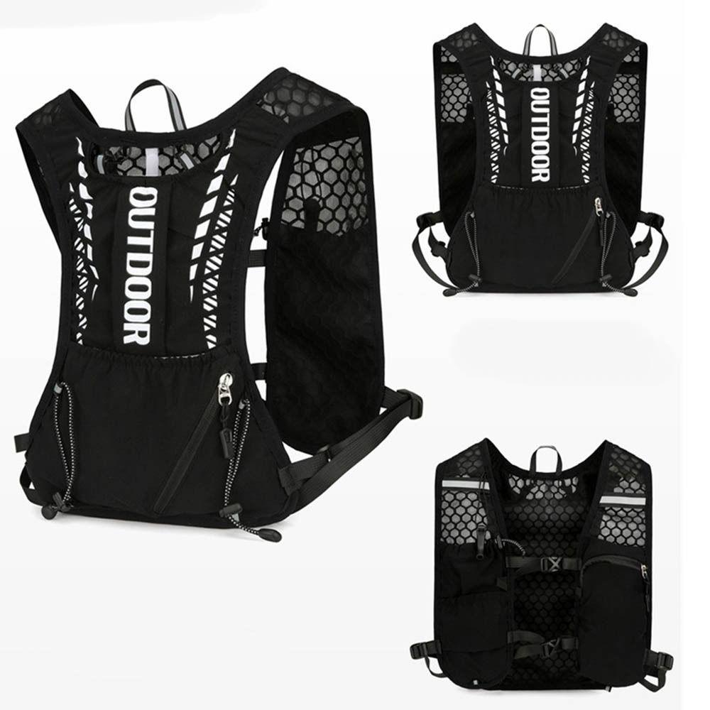 Lightweight Hydration Pack Reflective Design Bicycle Bag Vest Running Hydrating Backpack  Outdoor