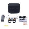 2X 6X 10X 15X Magnifier Glasses With Light& 5 Interchangeable Lens Jeweler Magnifying Glasses Eyewear Magnifier For Watch Repair