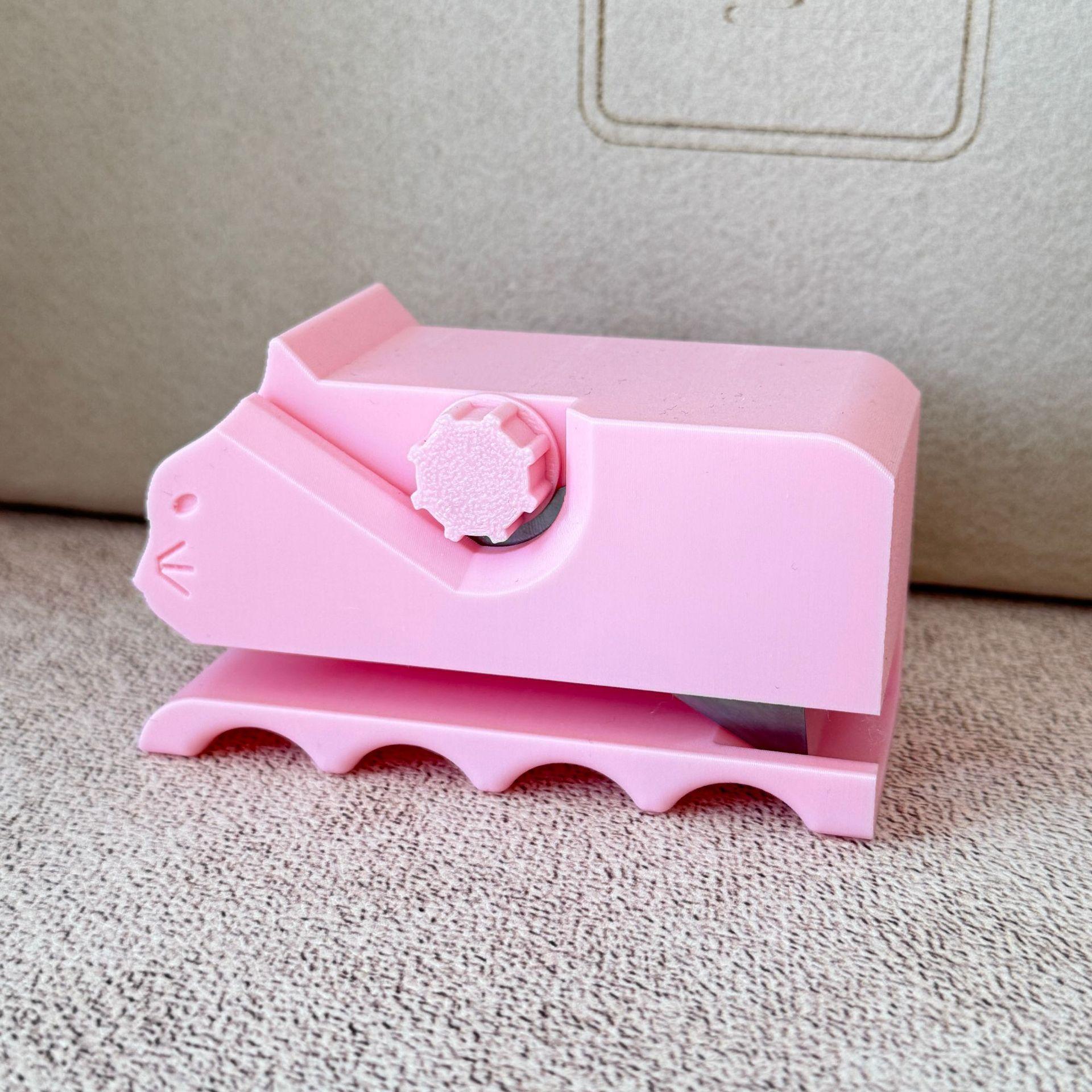 

Handheld Cutting Tools Cardboard Cutter For Cat Scratchers Creative Cute 3D Printed Card Board Cutter Portable Cardboard Cutter розовый