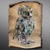 Mechanical owl, assembling toys, difficult children's birthday toys,19.5*16.2*29.6 cm