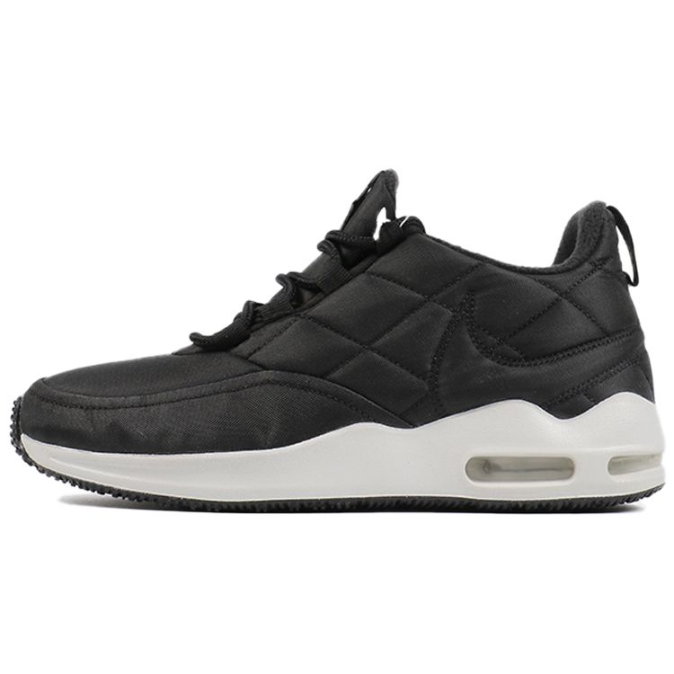 Nike Air Max Jupiter Retro Leather Low Top Air Cushion Running Shoes Women Sneakers Black White AQ9588-002