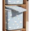 Large Capacity Storage Bag For Blankets Clothes Non Woven Fabric Foldable Seasonal Clothing Organizer With Handles