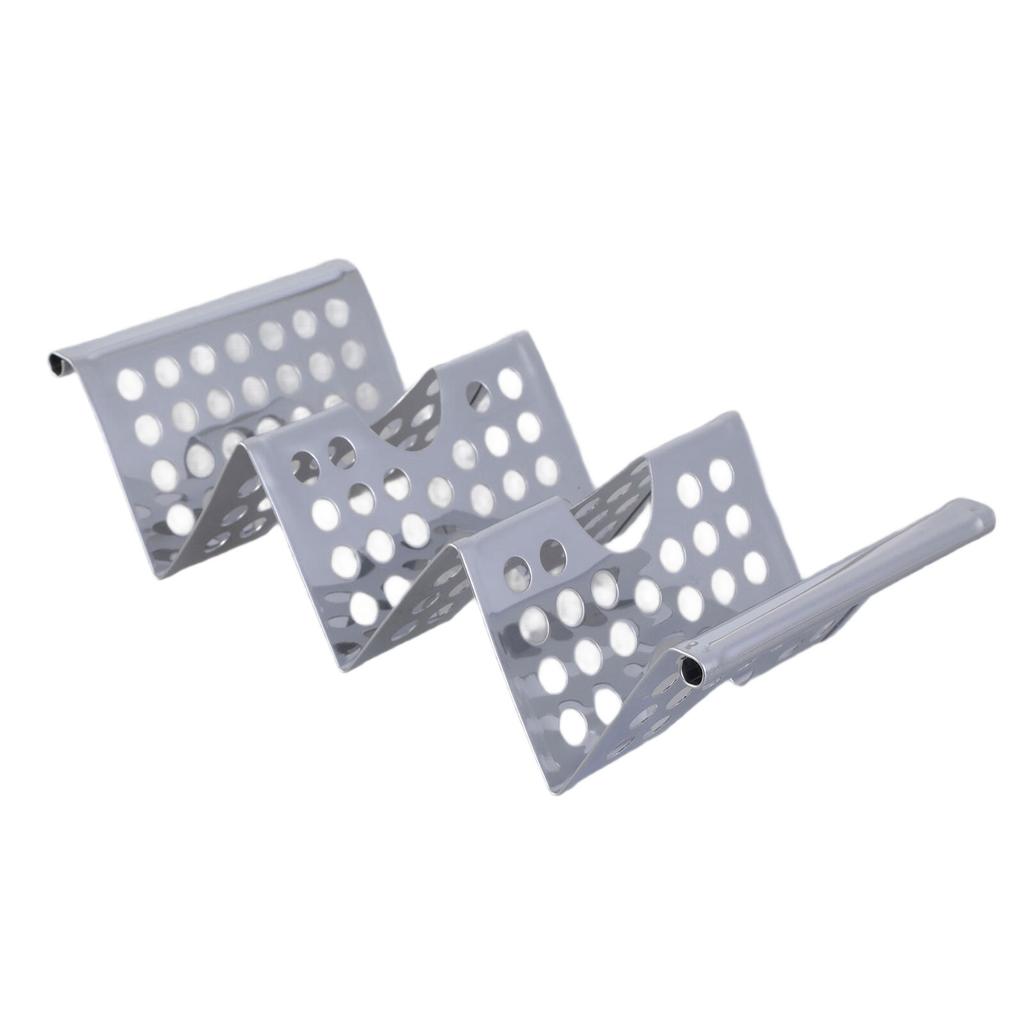 Set of 4 Stainless Steel Taco Racks Effective Taco Stands Holder for Professional Food Presentation at Home