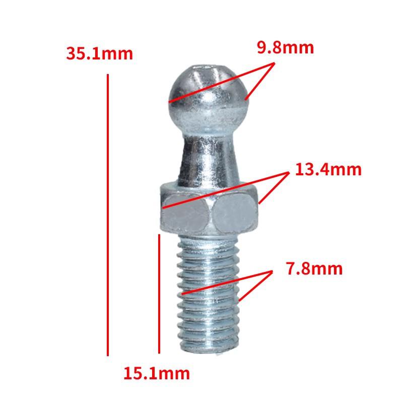 Motorhauben-Stützstange hydraulisch Kugelgelenk für Heckklappe Kofferraum
