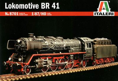 Italeri German Steam Locomotive BR41 Plastic Model IT8701 1/87
