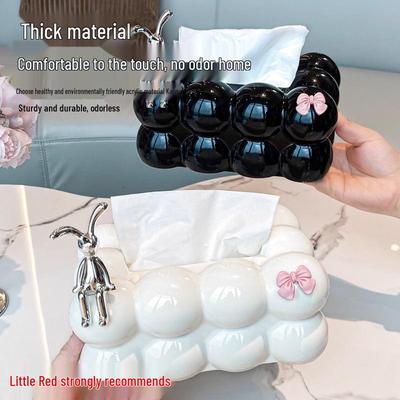Elegant Large Capacity Tissue Box for Living Room or Dining Table Décor