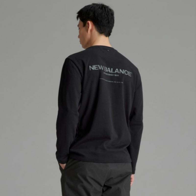 New Balance Men Signature Long Sleeve Tee B1 Nbndf1m211 10 19 84