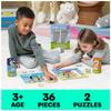 Spin Master Games Bluey Puzzle 2-Pack 36-Piece Kids Puzzle by Bluey Toys, Preschool Puzzle for Ages 3 and Up