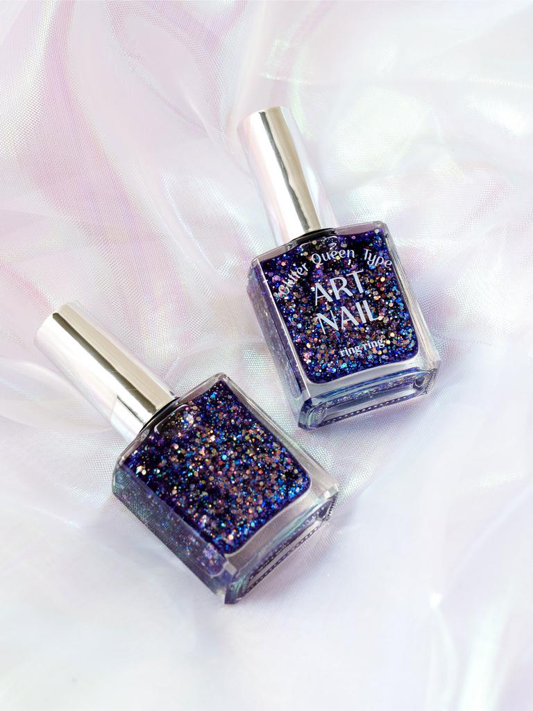Glitter Queen Navy Ring Art Nail Polish 13ml