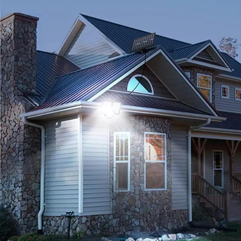 5000LM Solar Light Outdoor 3 Working Mode Motion Sensor Solar Remote Control LED Garden Wall Lamp Outdoor Light IP65 Waterproof
