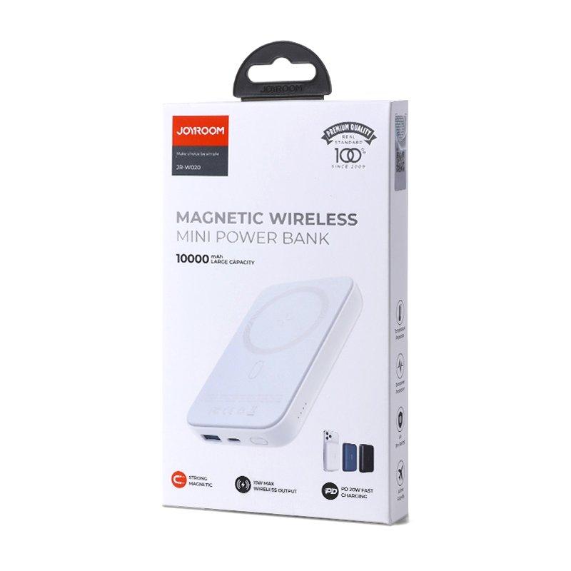 Mini Powerbank 10000mAh Magnetisch met QC PD USB USBC Oplader Wit