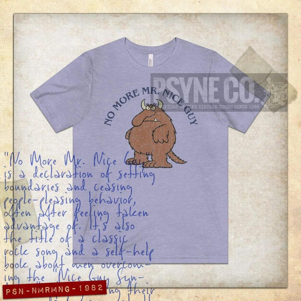 

No More Mr. Nice Guy 1982 Vintage Men s T shirt 3XL
