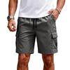 Men Cargo Shorts Relaxed Fit Lightweight Drawstring Waist Casual Summer Shorts with Multiple Pockets for Outdoor Activities