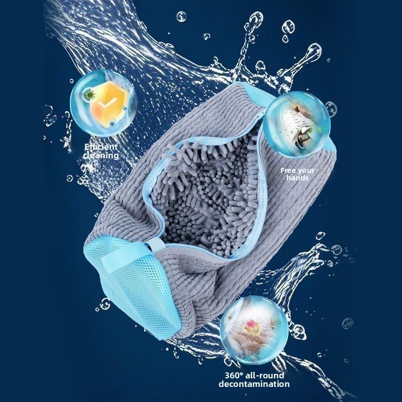 3-1 Pcs Washing Machine Special Shoe Wash Bag, Anti-Deformation Lazy Shoe Care Laundry Bag for Household