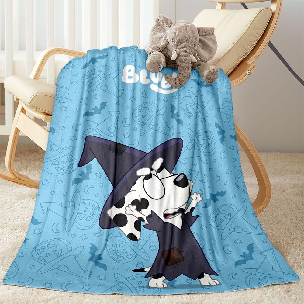 Bluey's Adventure Forest Blanket Comfortable Suitable for Bedding Sofa Livingroom for All Occasions Playful Design