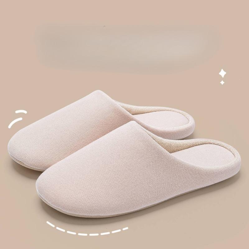 

Бесшумная обувь, домашние мягкие теплые и дышащие хлопковые тапочки Fits 37-38