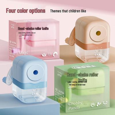 Stylish Hand-Cranked Pencil Sharpener for Kids