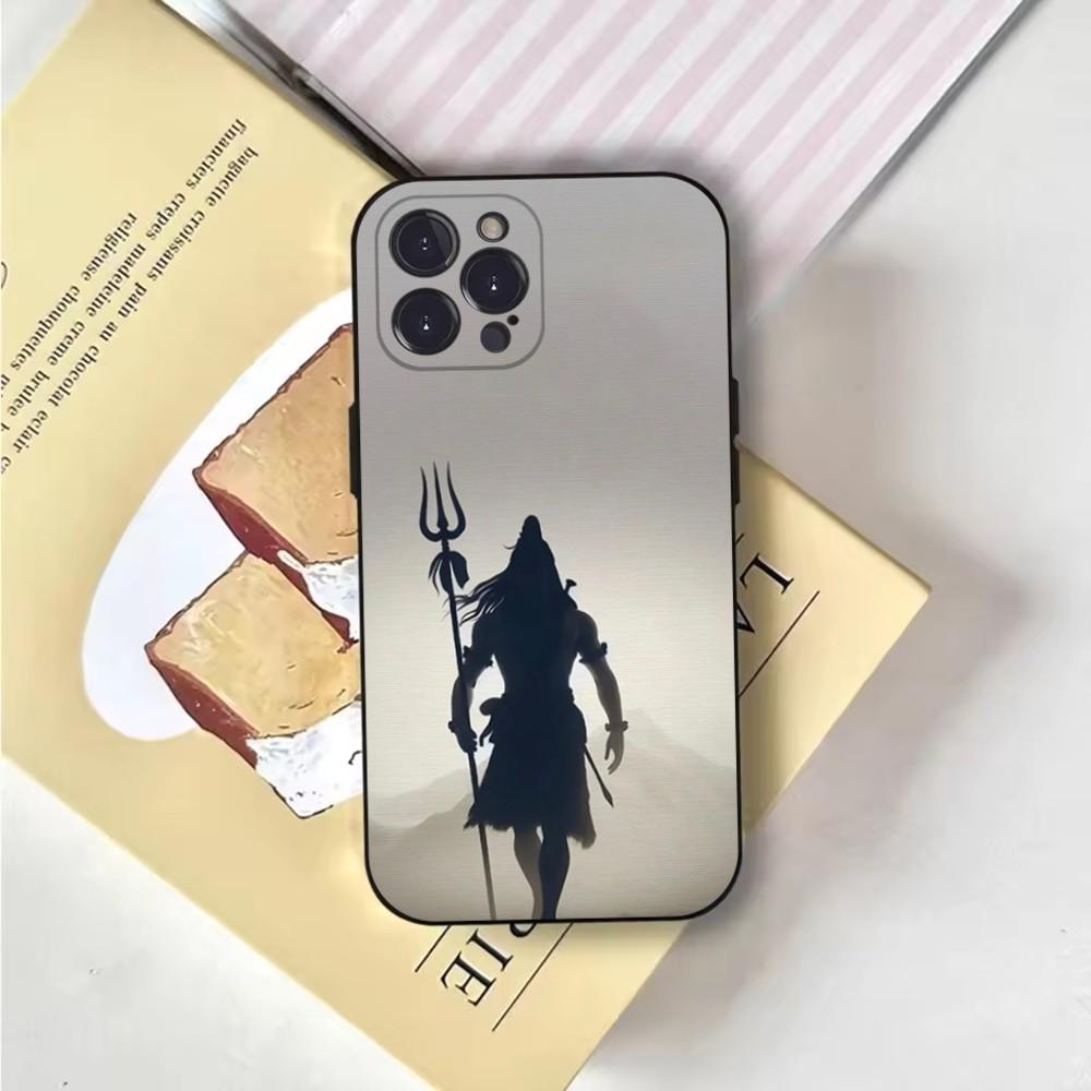Lord Shiva Mahadev Of India Phone Case For iPhone 16,15,14,13,12,11,Pro,X,XS,Max,XR,Plus,Mini Soft Black Cover