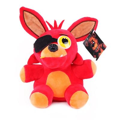 Freddy Bear & Foxy Plush Toys Doll FNAF Freddy Fazbear Bear & Fox Foxy Plush Stuffed Toys Doll for Kids