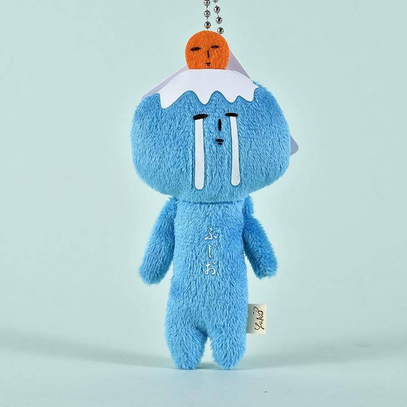 Bambola di peluche giapponese fatta a mano Yukio con portachiavi a forma di goccia d'acqua e quadrifoglio per collezionisti