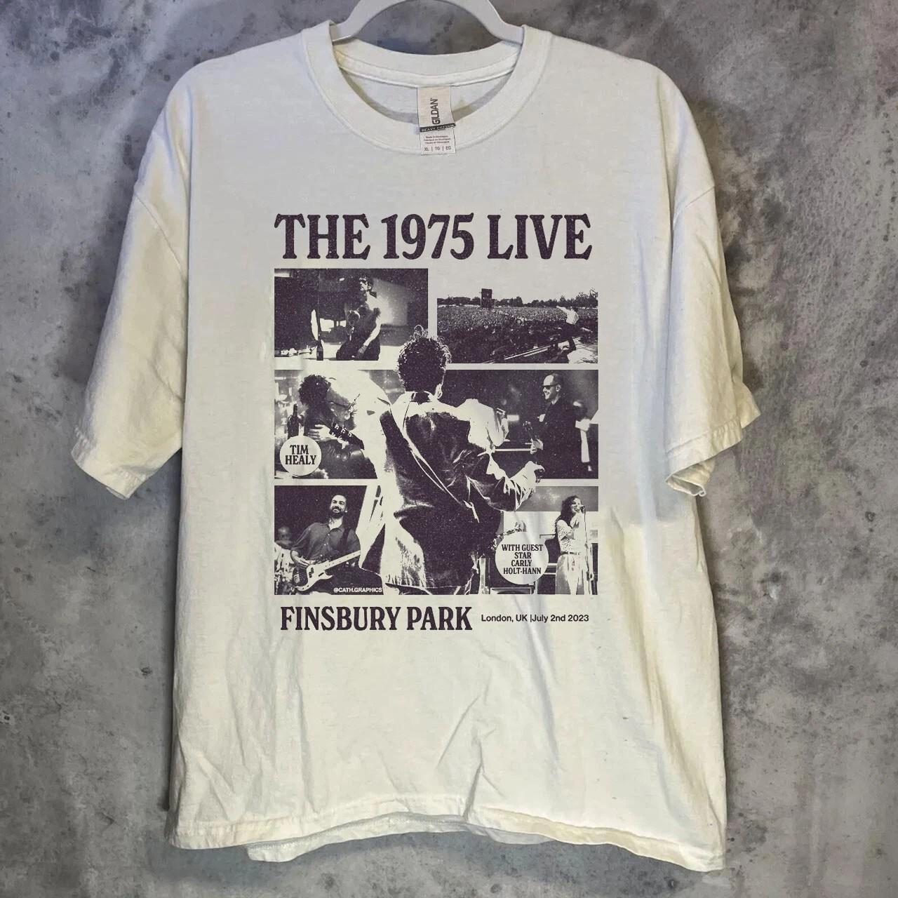 The 1975 Band Shirt The 1975 White Unisex Tshirt Vtg S-5XL K0001 XXL