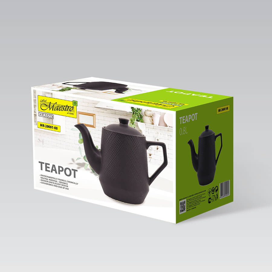 Ceramic Coffee and Tea Infuser 900ml MAESTRO BLACK MR-20001-08
