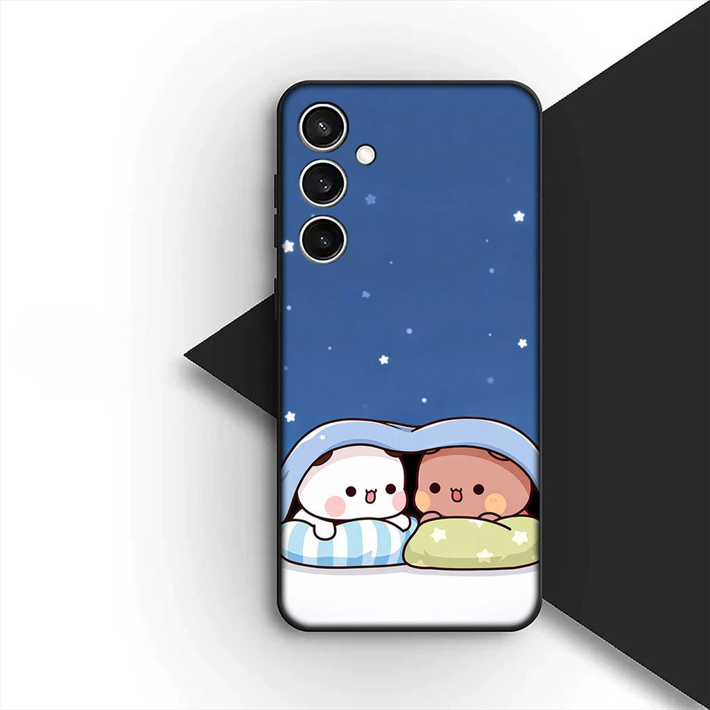 for Samsung Galaxy S20 S22 S21 FE Ultra Plus A07 A17 A15 A16 A25 A57 A37 Phone Cover Soft Case Bubus Panda Cartoon Bear Dudus
