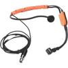 SHURE Fitness Headset Condenser Microphone SM31FH-TQG (Black & Orange) For XLR connection, purchase preamp RK100PK.