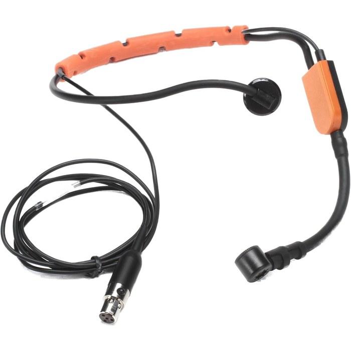 SHURE Fitness Headset Condenser Microphone SM31FH-TQG (Black & Orange) For XLR connection, purchase preamp RK100PK.