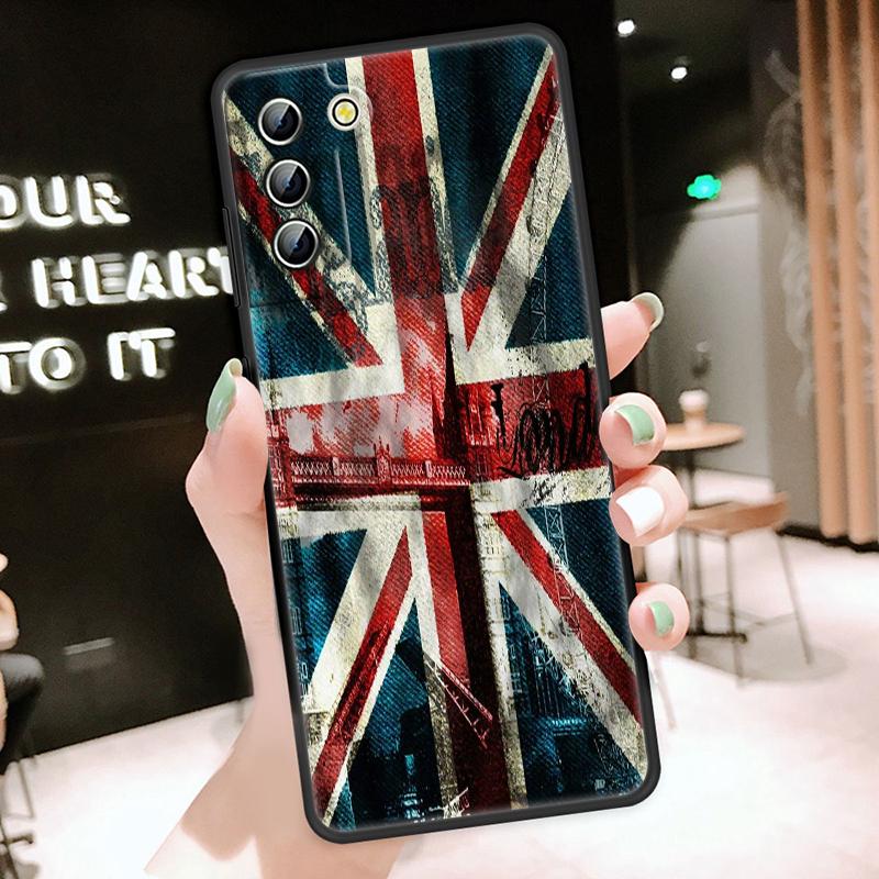 

Чехол для телефона с флагом Великобритании, Англии и Великобритании для Samsung S22 S21 S20 S10 S8 Note 20 A8 A9 A73 A71 A53 M52 A33 A32 Ultra Plus FE Samsung A73 5G