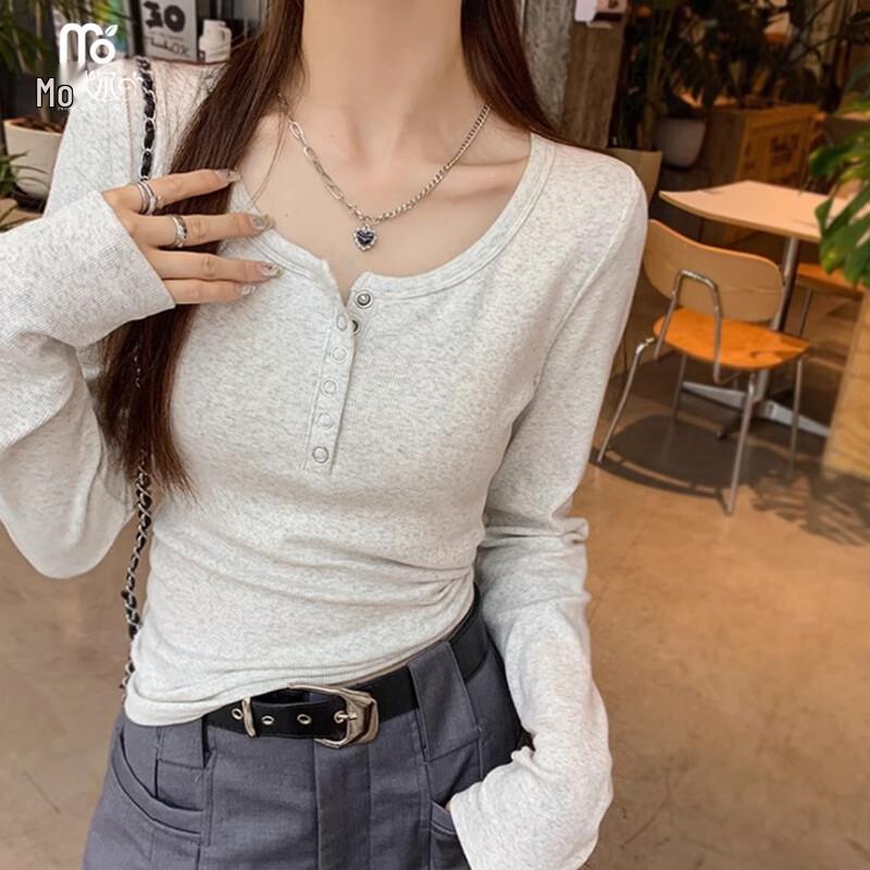 Women s Modal Long Sleeve Round Neck T-Shirt M (80-110 lbs)