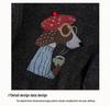 2025 Women's Versatile Round Neck Hoodie, Printed Little Dog, Plus Size, 300 Jin, Long Sleeve, Casual Pullover, Extra Large.
