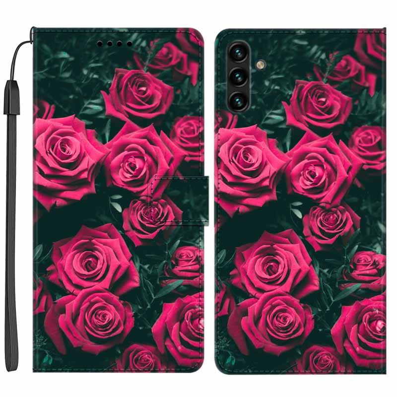 Portefeuille Fleurs Étui en Cuir Pour Samsung A34 A14 A54 5G Coque A 54 Support Rabat Pare-chocs pour Samsung Galaxy M21 M32 M51 A30S GalaxyA34