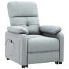 Fauteuil inclinable électrique - MAISON EXCLUSIVE - 1 place - Gris clair - Tissu - 3 positions