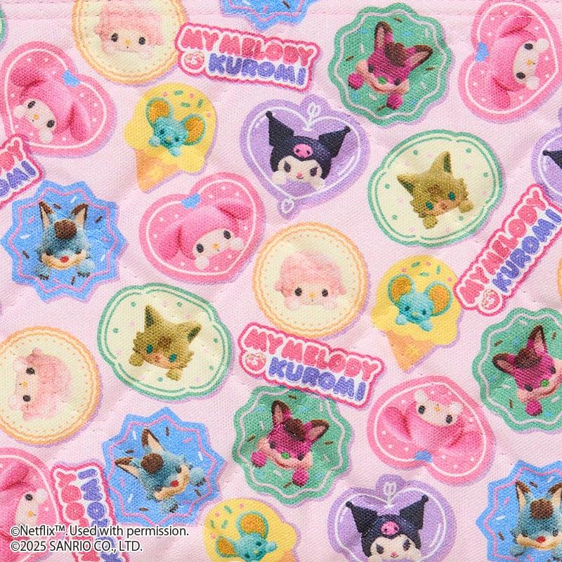 Sanrio My Melody & KUROMI Pliculeț Matlasat Japonia NOU