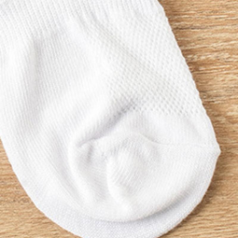 Popcorn   Kiki Dame S 90 Graders Rettvinkelsokker Hvit