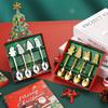 4Pcs Stainless Steel Christmas Spoon Set With Cute Santa Snowman Tree Handles Perfect For Holiday Gifting Family Dessert Use