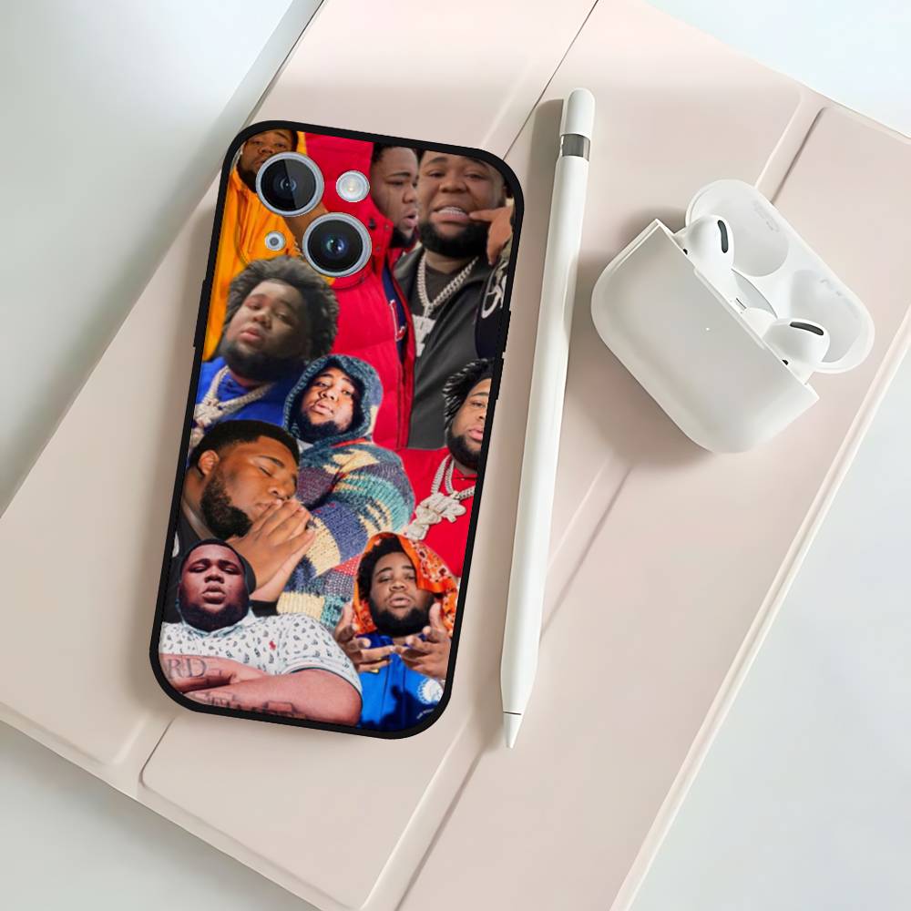 Rod Wave Rapper Phone Case For IPhone 17 16 15 14 13 12 11 X XR XS Plus Pro Max Mini Soft Black Cover