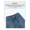 Women's Rhinestone Wide-Leg Jeans 2026 New High-Waisted Loose Design with Draped Straight Legs