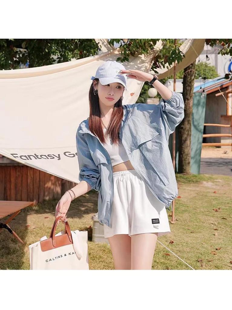 2026 Women's Quick-Dry Sun Protection Hoodie - Fashionable, Breathable, Versatile, Lightweight and Loose Fit.