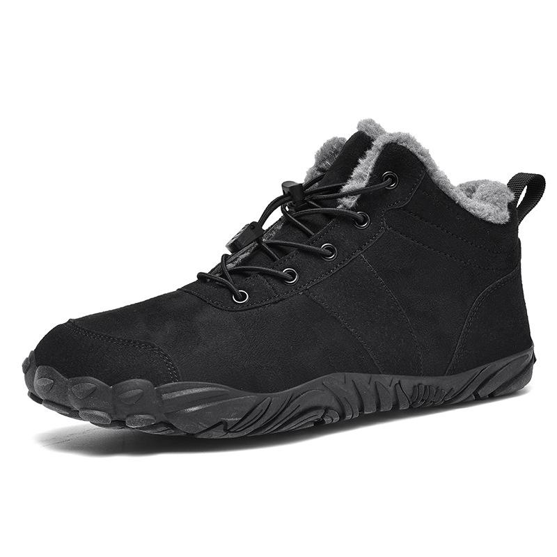Couple's Winter Cotton Shoes 2026 New Plush Thicken Comfortable Men's Warm Shoes Outdoor Non Slip Soft Sole Women's Snow Boots