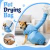 Pet Drying Bag for Dogs and Cats Waterproof Breathable Fabric with Adjustable Openings Suitable for Bathing and Drying Pets
