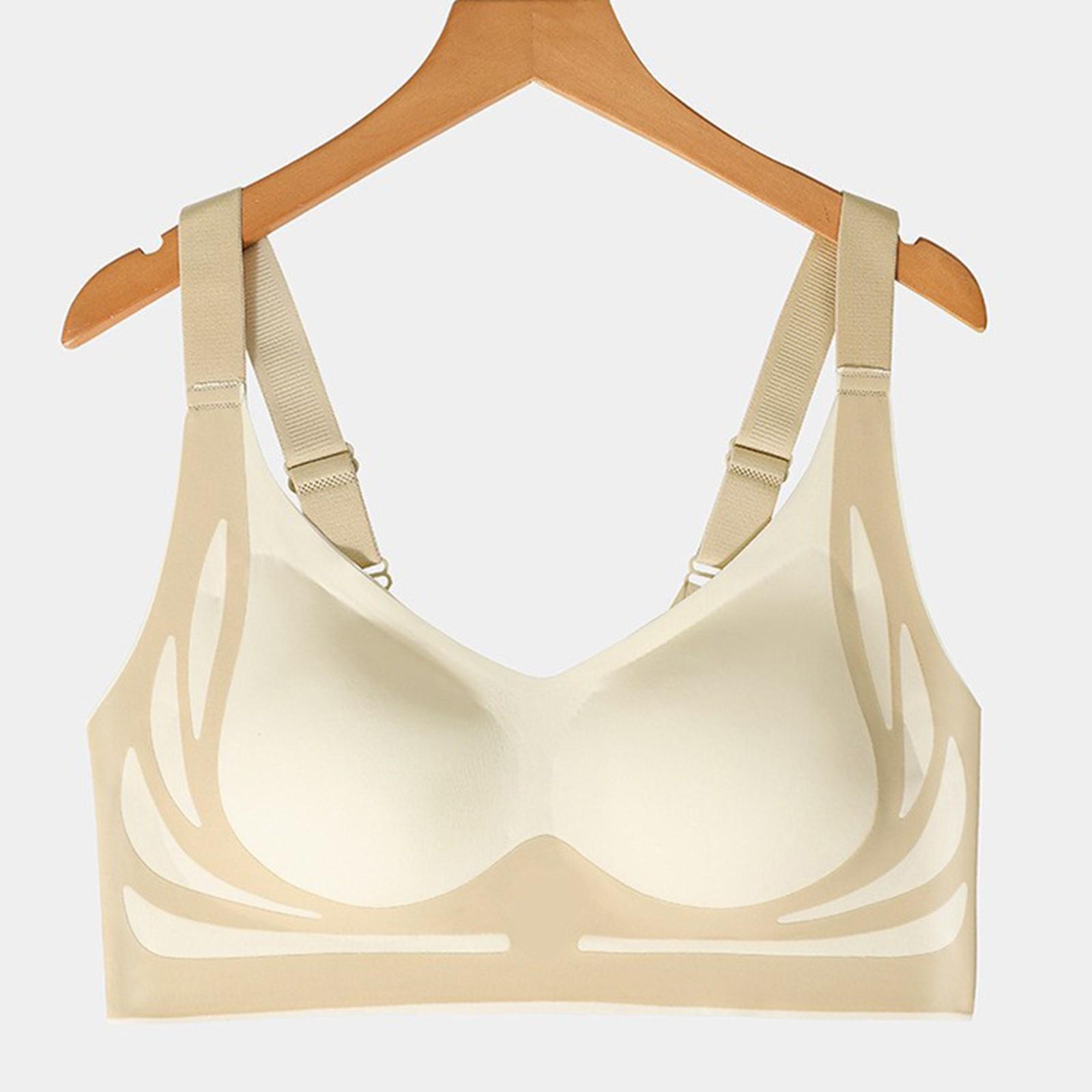 

Женский бесшовный бюстгальтер большого размера со стальным кольцом для спортивной сборки с фиксацией чашек 36