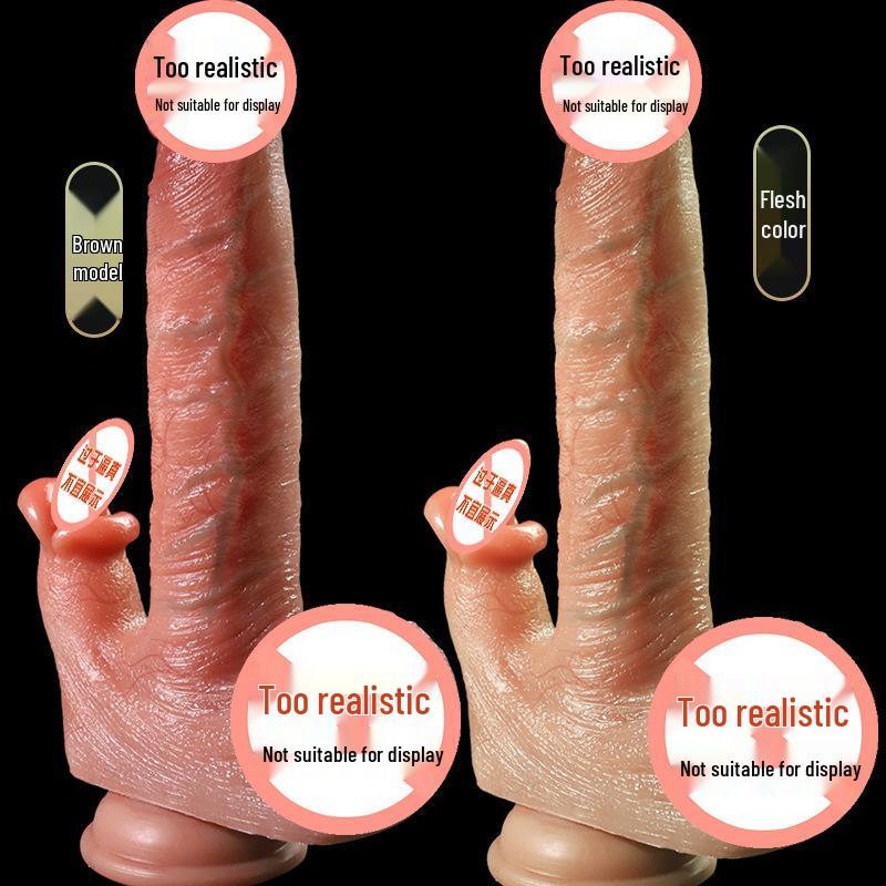 Electric Silicone Love Simulator: Soft Flesh Adult Pleasure Machine for Women
