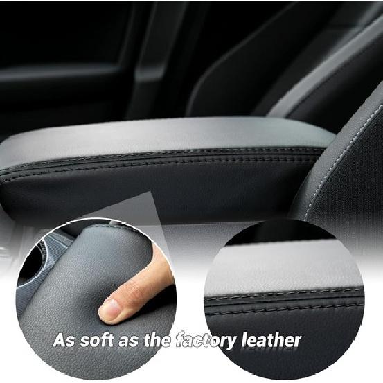 Center Console Lid Armrest Leather Cover Pad Black FIT For Honda CR-V -2024