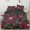 3D Flower Printed Duvet Cover King Twin Queen Double Size Kit Floral Pillowcase  New Wholesale Elegant Bedspread