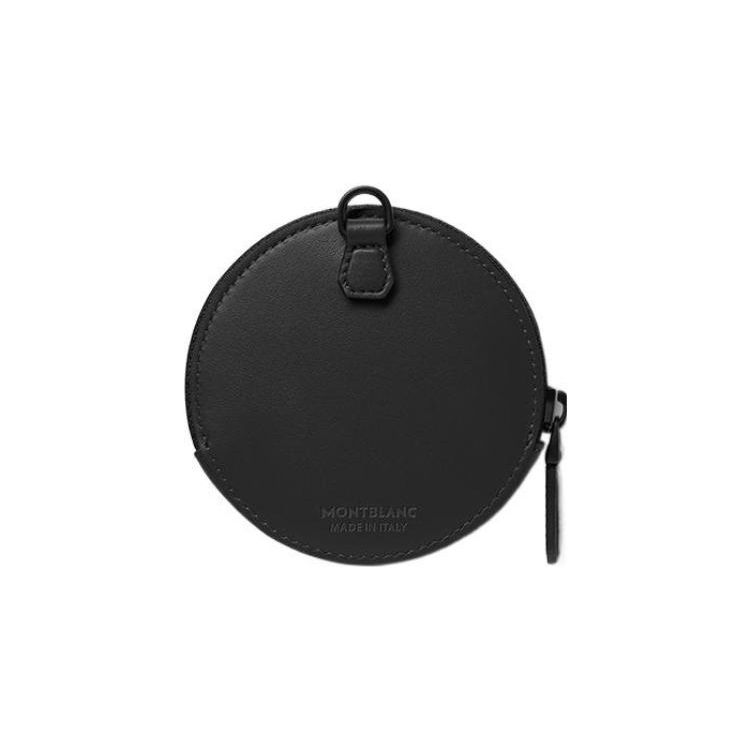 Montblanc Style 3.0 Series Logo Pattern Zipper Round Wallet Men Wallets Classic-Black 130262