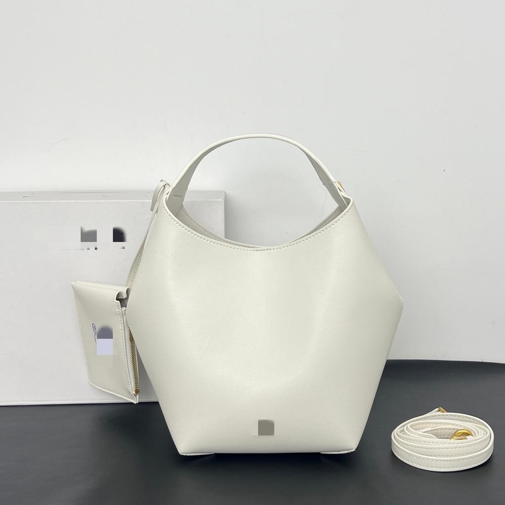 New leather tote bag women's bag shoulder armpit bag lazy bucket bag large capacity versatile model