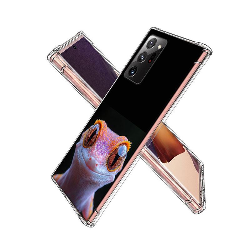 Lizards and Geckos Have Big Eyes Phone Case for Samsung A55 A35 A25 A15 A07 A05S A16 A17 A26 A36 A37 A56 A57 Galaxy Note 20 10 A